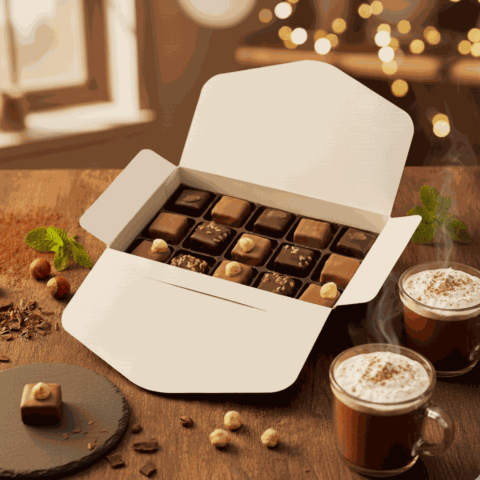 Assortiment de grands pralinés