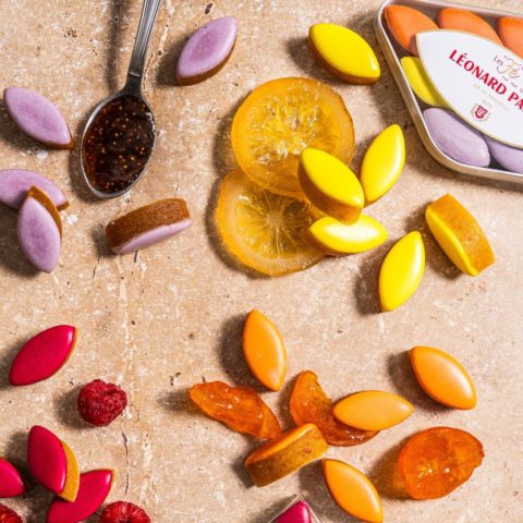 Minis calissons aux fruits