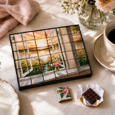 Coffret chocolat "Un instant enchanté"