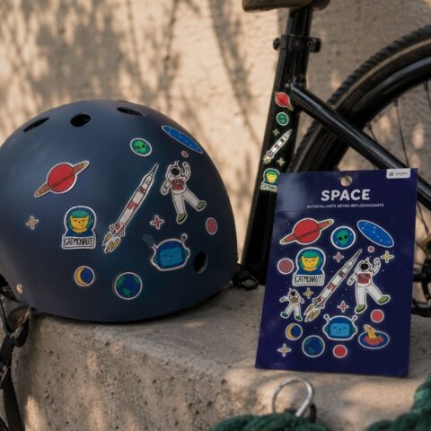 Stickers réfléchissants " Dans l'espace"