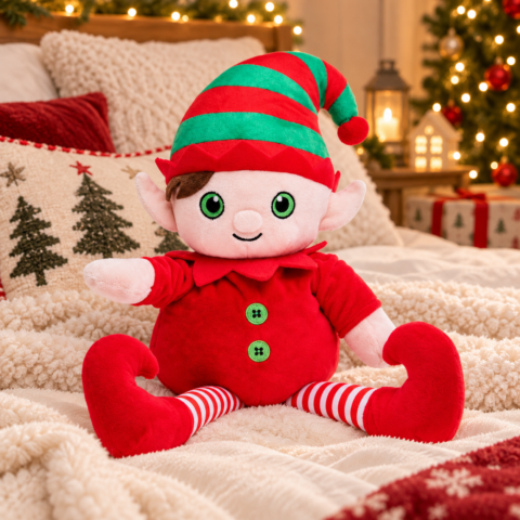 Bouillotte lutin de noël
