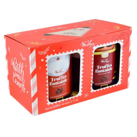 Coffret cadeau truffes fantaisie natures & noisettes